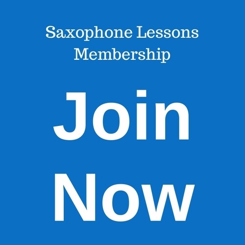 Saxophone Lessons Membership - Join Now for ongoing Saxophone Lessons