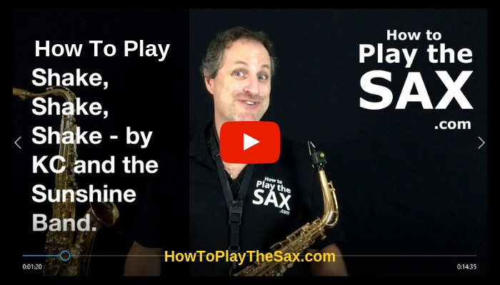 How To Play Shake Shake Shake on the Saxophone | Saxophone Lessons
