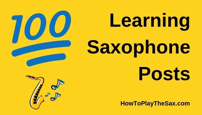 learning saxophone
