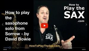 how to play the saxophone