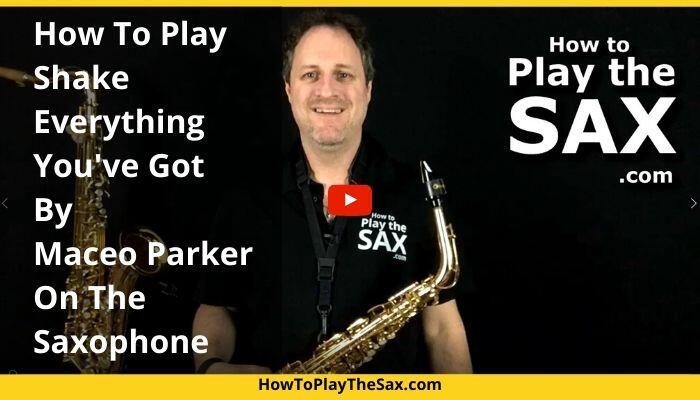 Shake Everything You've You've Got | Saxophone Lessons